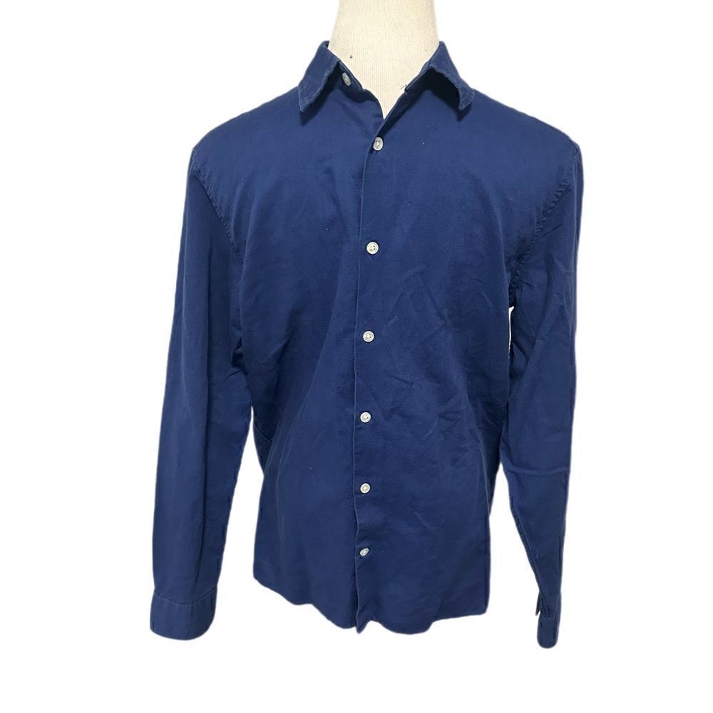 New! Gap Blue Long Sleeve Button Down Sz S